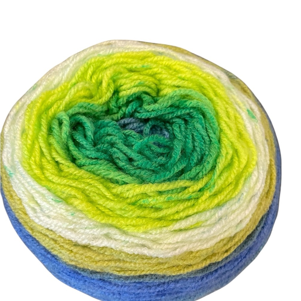 Lion Brand Yarn Cupcake Pot Of Gold #201 5.3 oz 590yd Acrylic‎ Colorful NEW